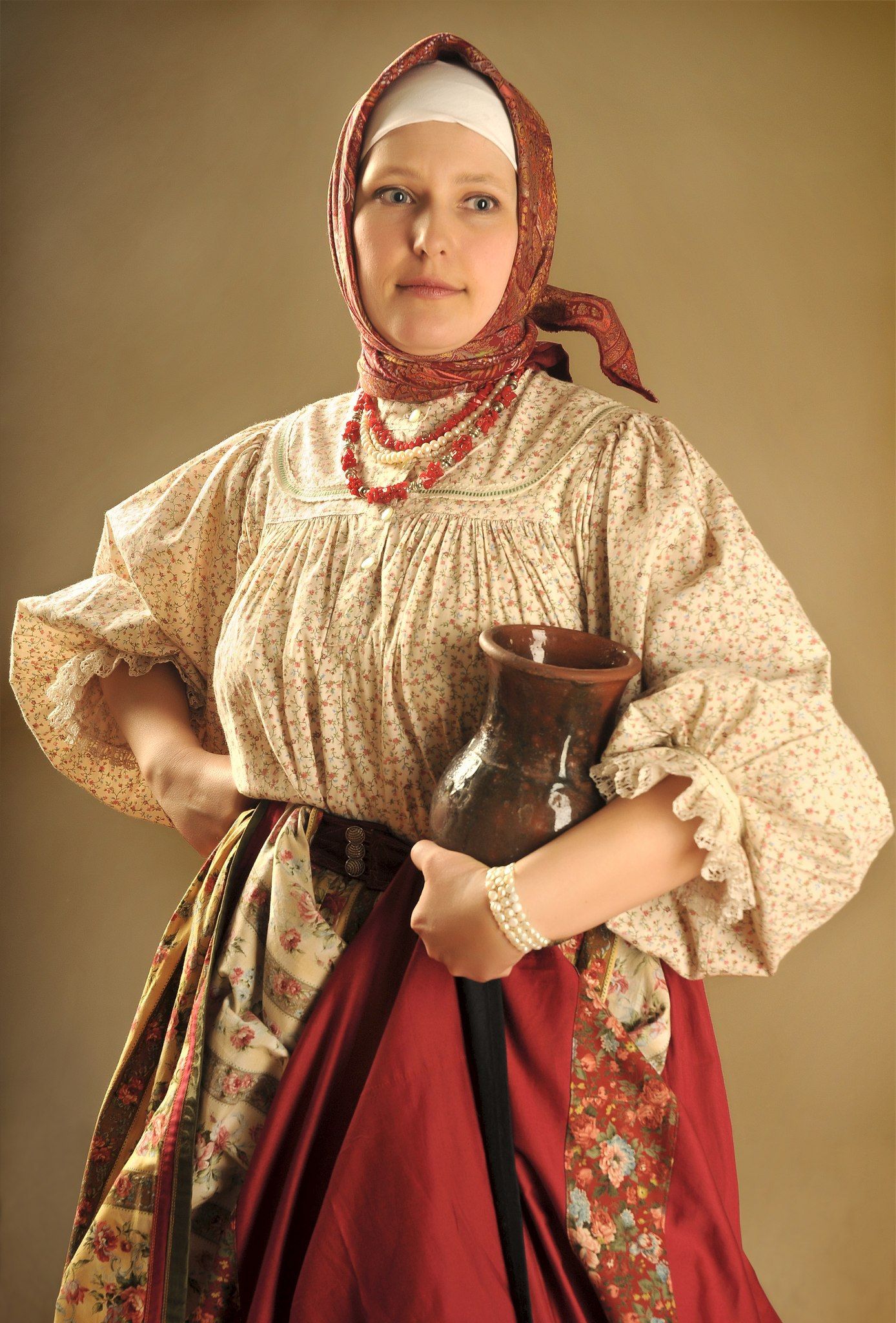 Girls in Slavic costumes in Tifariti